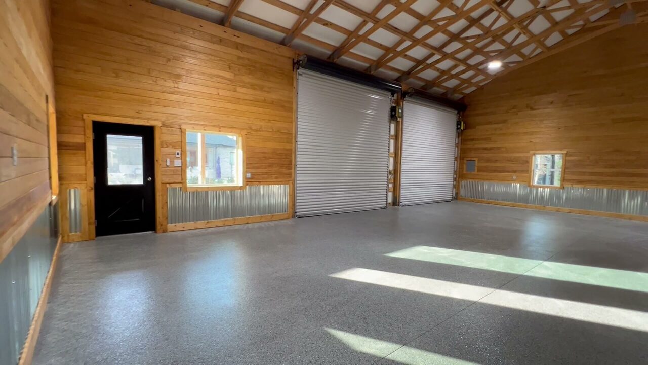 Barn interior field clip 3 video poster image from the project site.