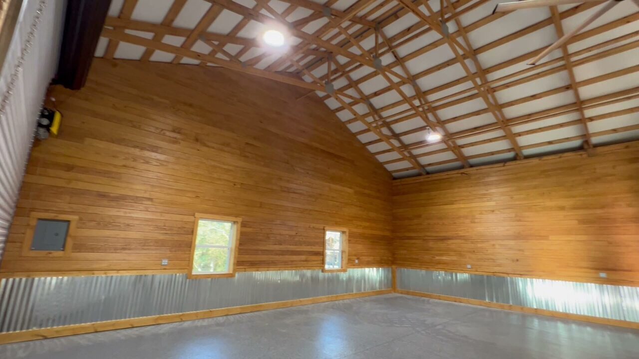 Barn interior field clip 5 video poster image from the project site.