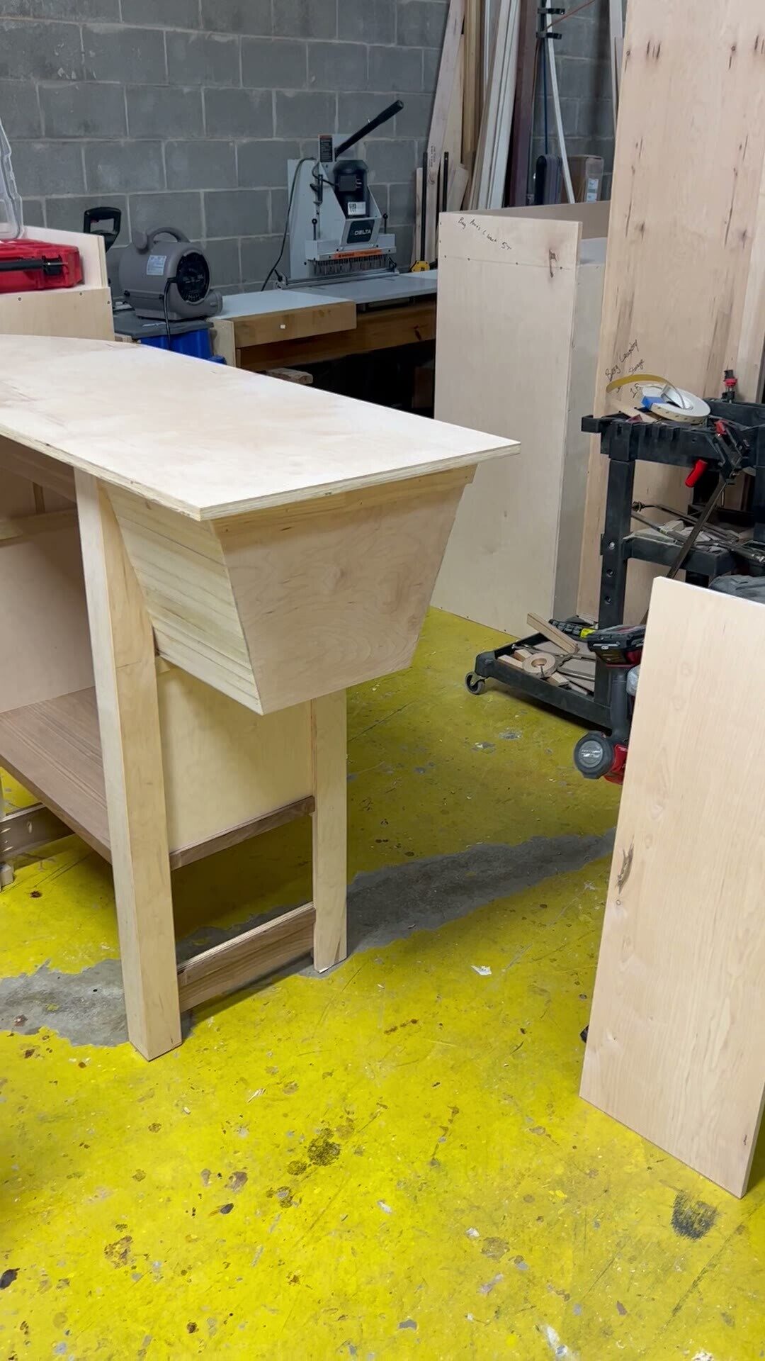 Curved Radius Millwork Shop Build field clip 2 video poster image from the project site.