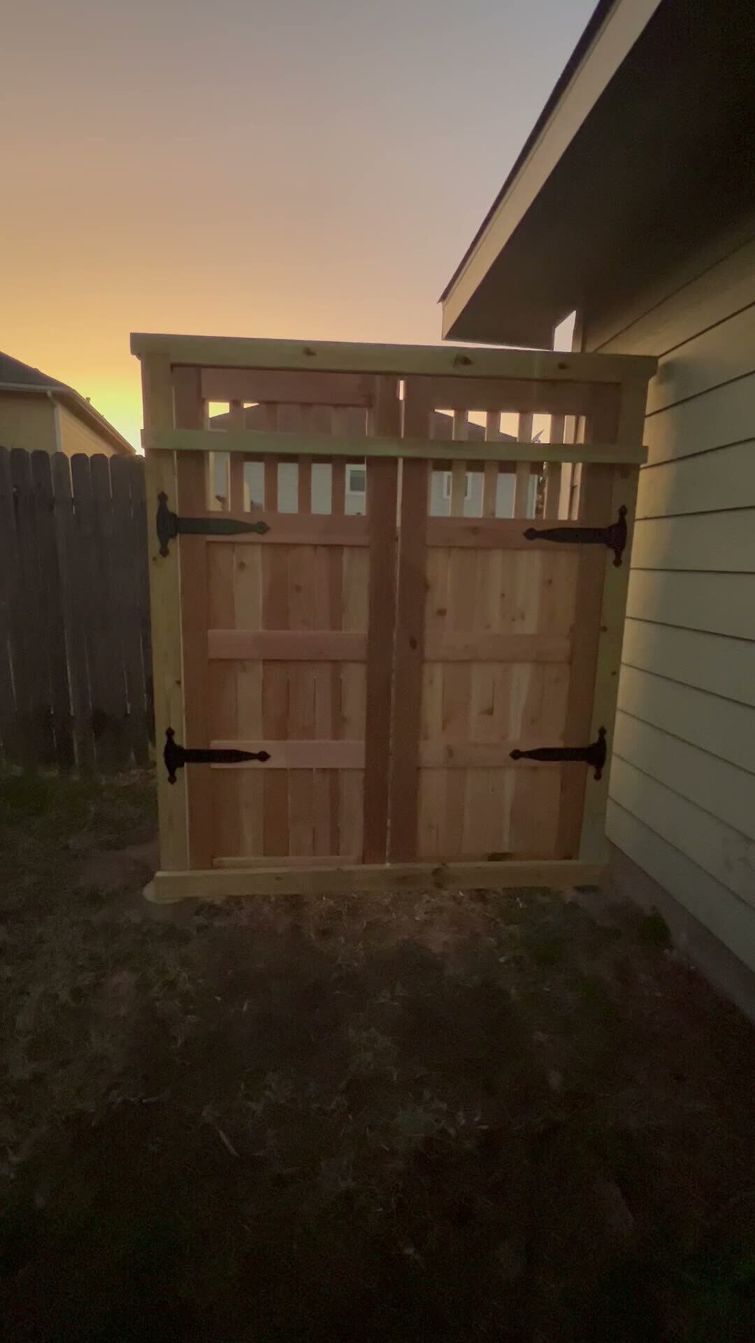 Custom Gate, Panel, and Exterior Woodwork field clip 1 video poster image from the project site.