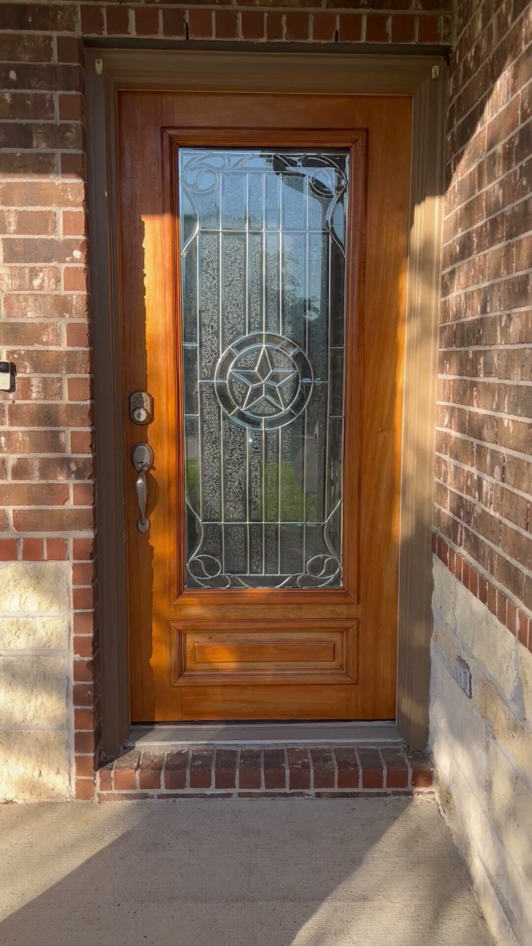 Front Entry Door Refinishing, Hardware, and Column Finish Work field clip 1 video poster image from the project site.
