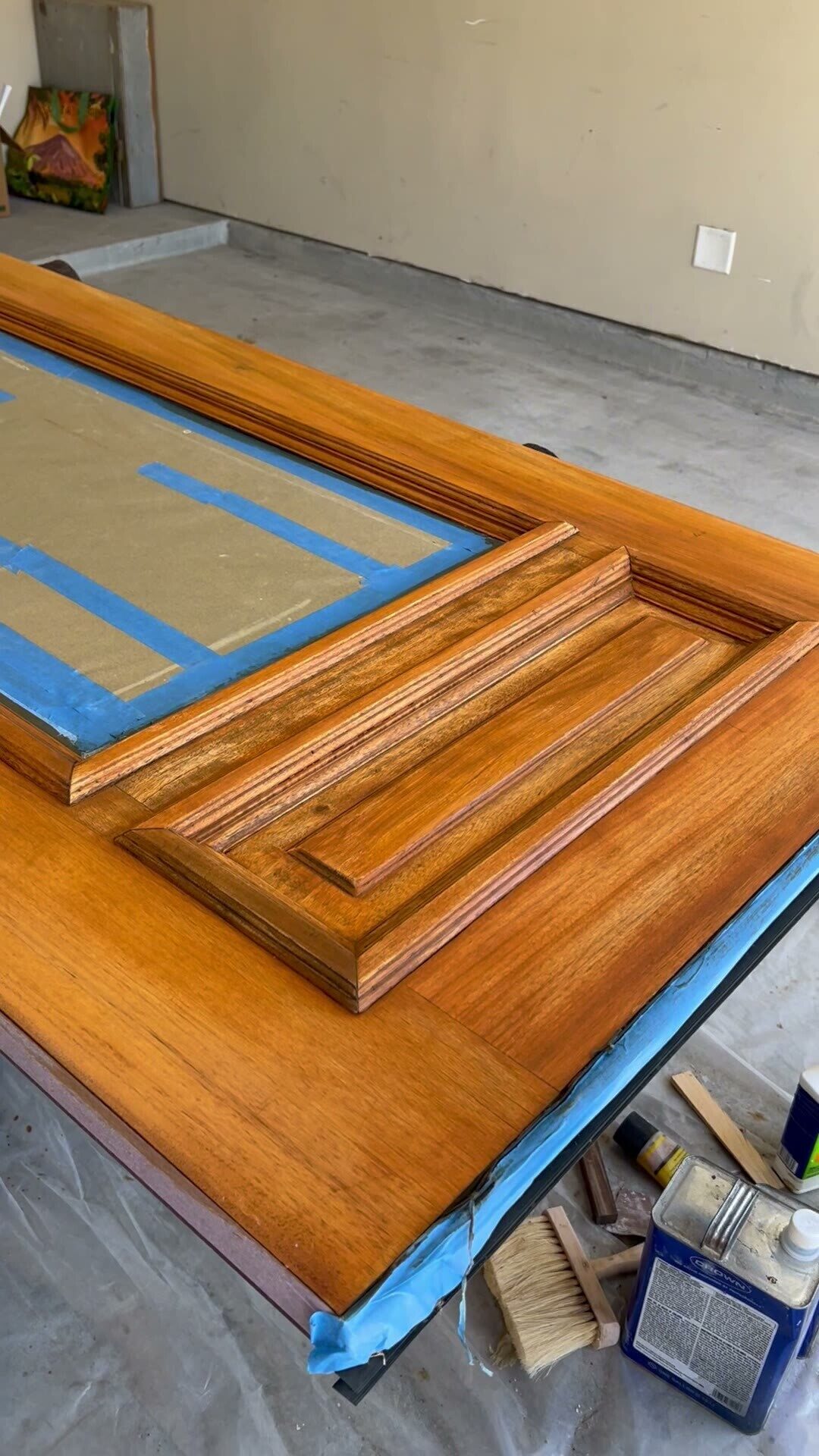 Front Entry Door Refinishing, Hardware, and Column Finish Work field clip 3 video poster image from the project site.