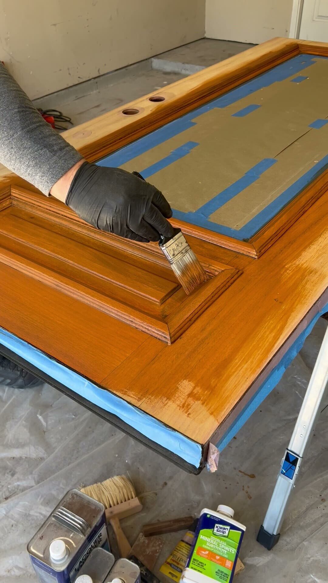 Front Entry Door Refinishing, Hardware, and Column Finish Work field clip 4 video poster image from the project site.