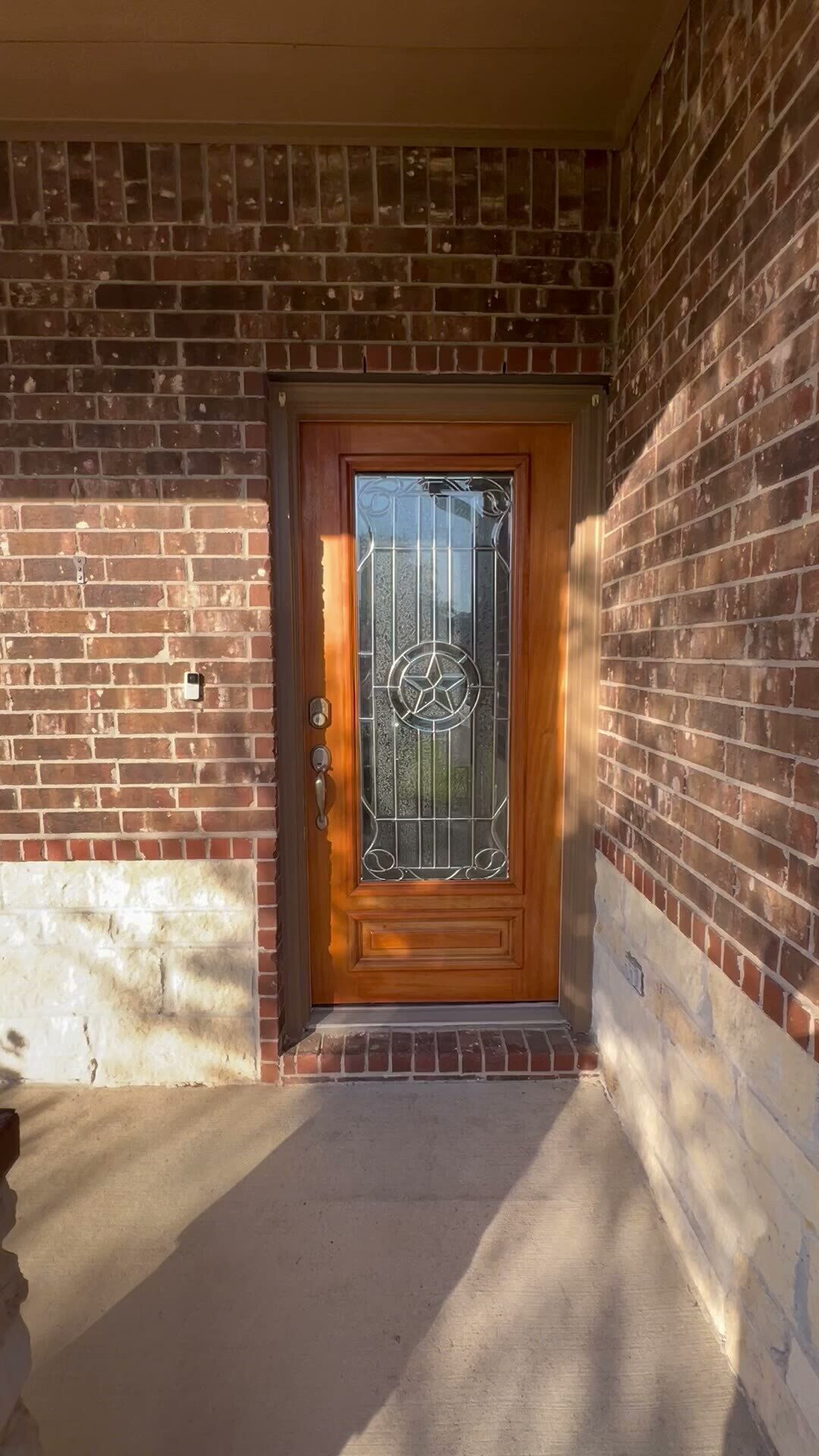 Front Entry Door Refinishing, Hardware, and Column Finish Work field clip 7 video poster image from the project site.