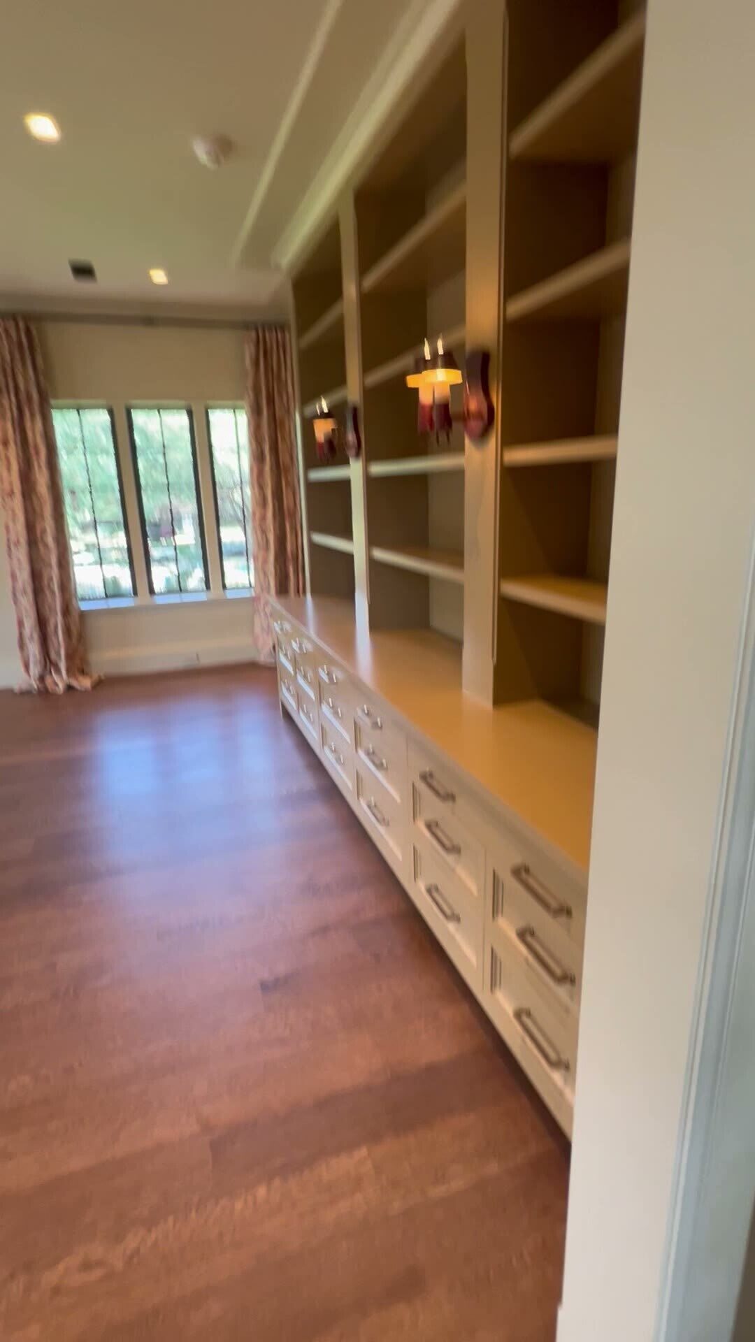 Luxury Wood Kitchen, Paneling, and Library Installation field clip 4 video poster image from the project site.