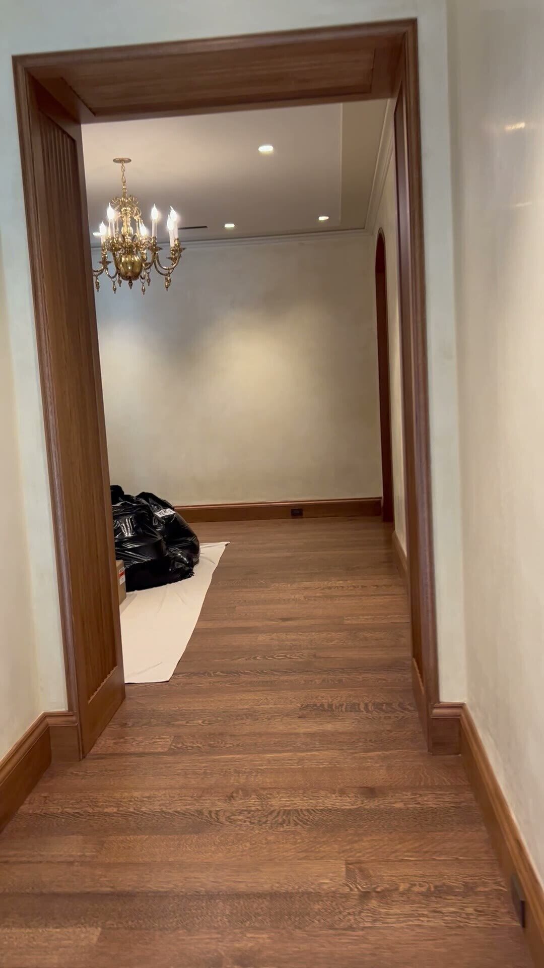 Luxury Wood Kitchen, Paneling, and Library Installation field clip 5 video poster image from the project site.