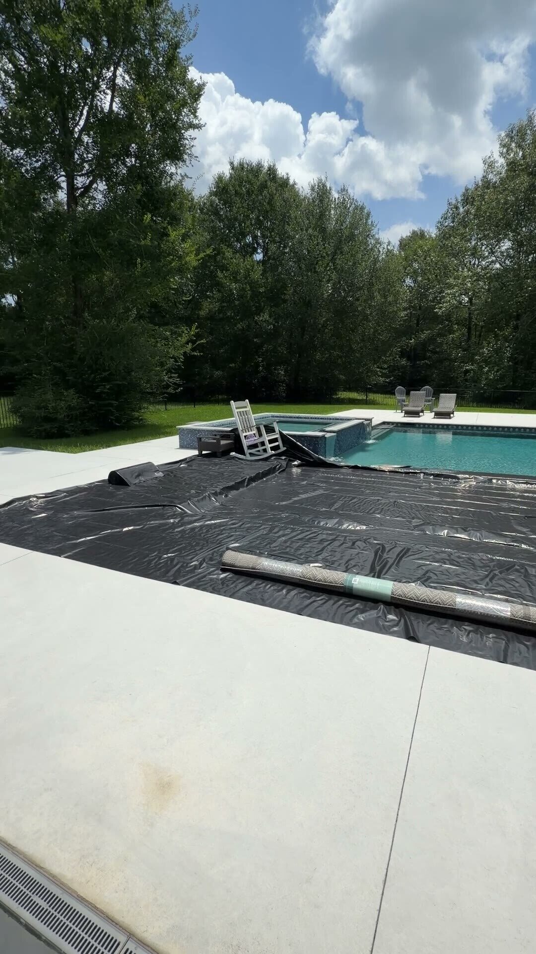 Pool Patio Railing, Deck, and Metalwork Coordination field clip 2 video poster image from the project site.