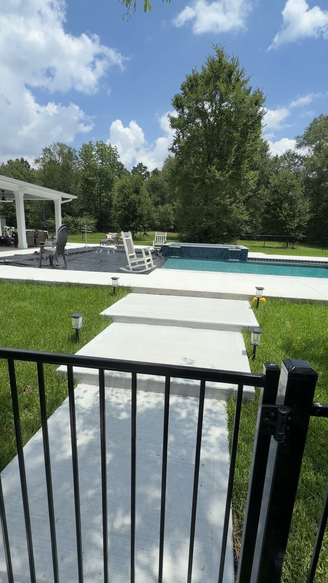Pool Patio Railing, Deck, and Metalwork Coordination field clip 3 video poster image from the project site.